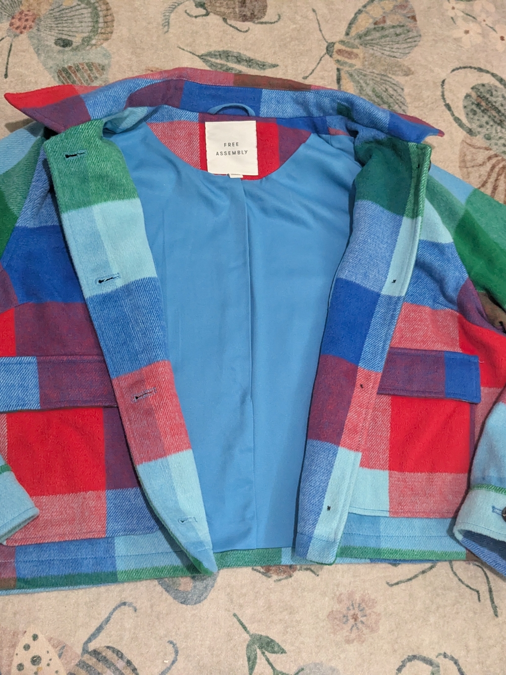Free assembly Colorblock Jacket - Picture 2 of 6